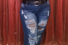 Load image into Gallery viewer, Plus Size | Rip N Strips Jeans