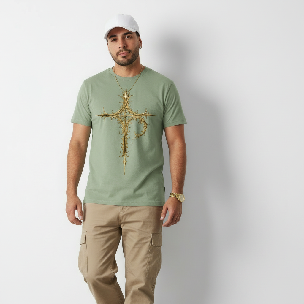 Sacred Geometry Cross T-shirt