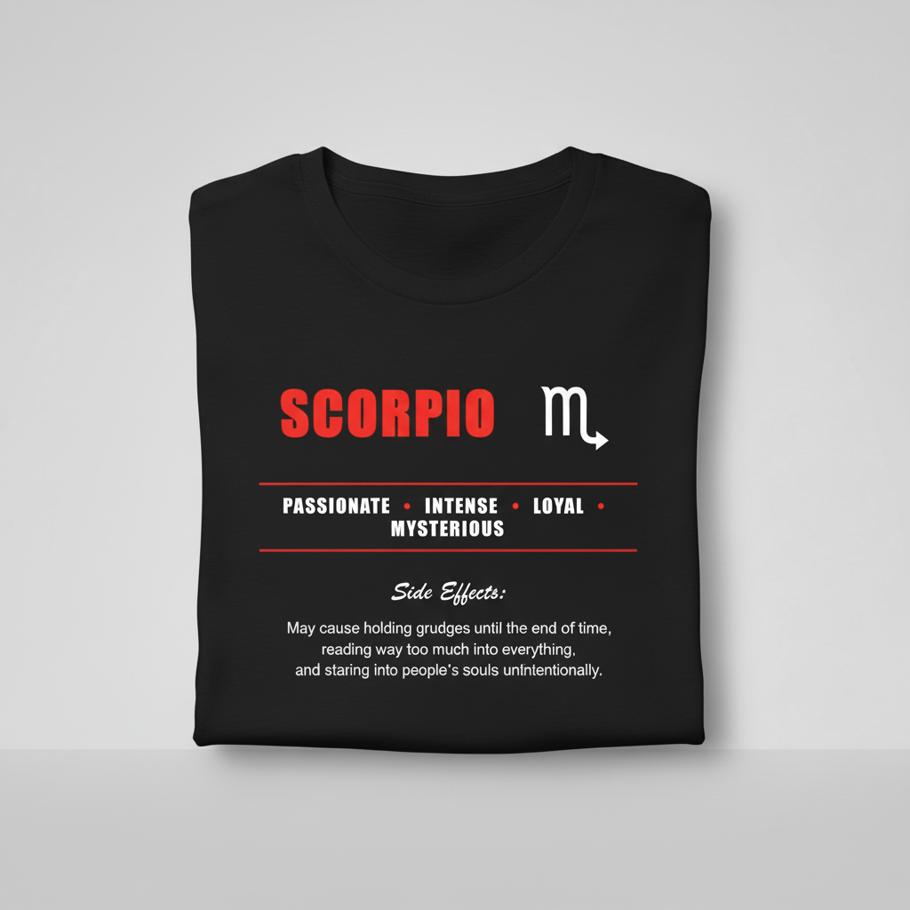 Scorpio T-Shirt With A Funny Truth