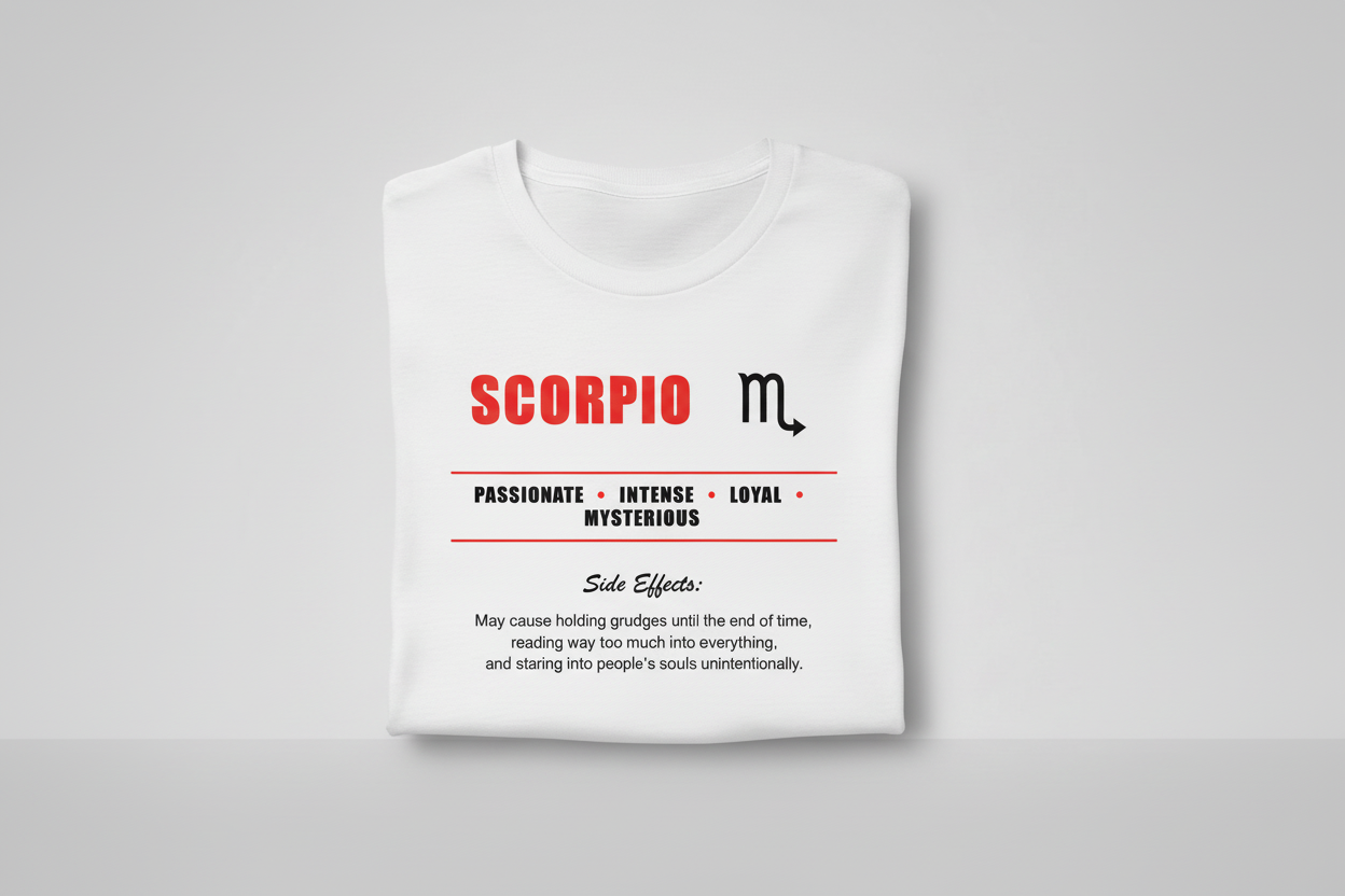Scorpio T-Shirt With A Funny Truth