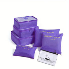 Load image into Gallery viewer, 7 PC Vibrant Travel Storage Bag Set
