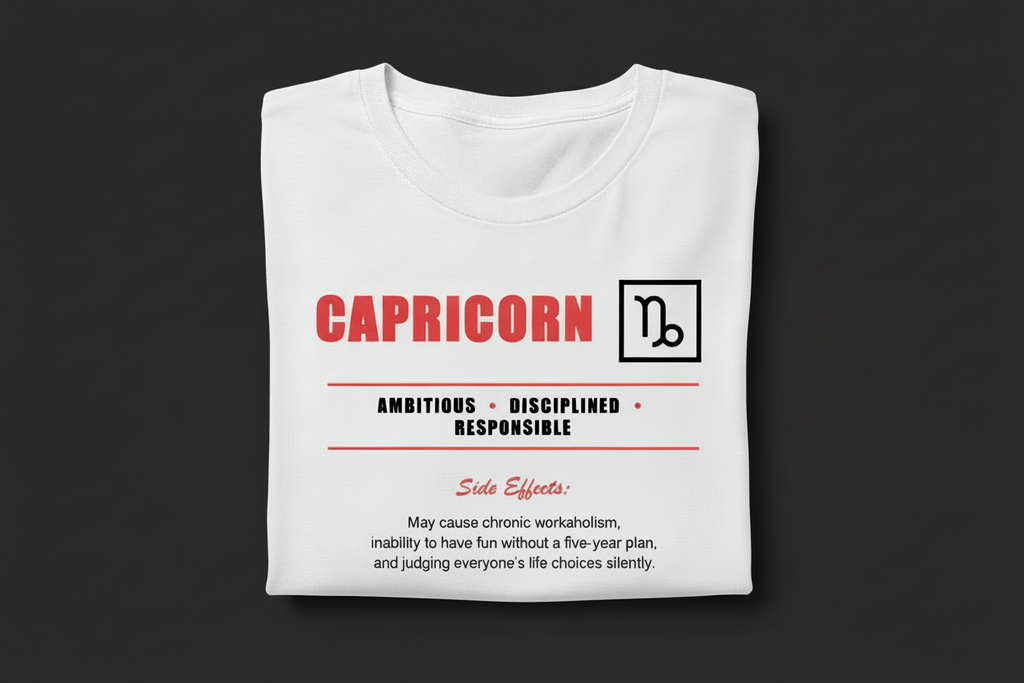 Capricorn Zodiac Tee - Funny Truth / Unisex