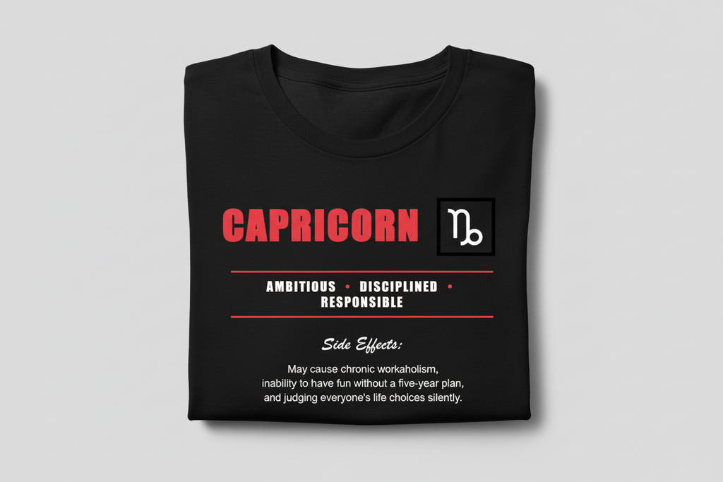 Capricorn Zodiac Tee - Funny Truth / Unisex