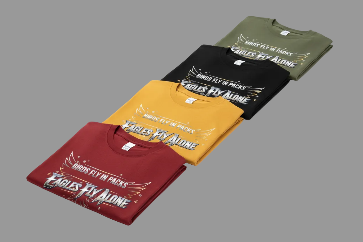 Birds Fly In Packs and Eagles Fly Alone