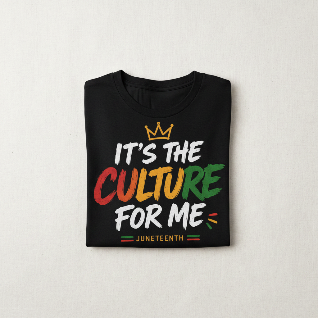 It's The Culture For Me T Shirt