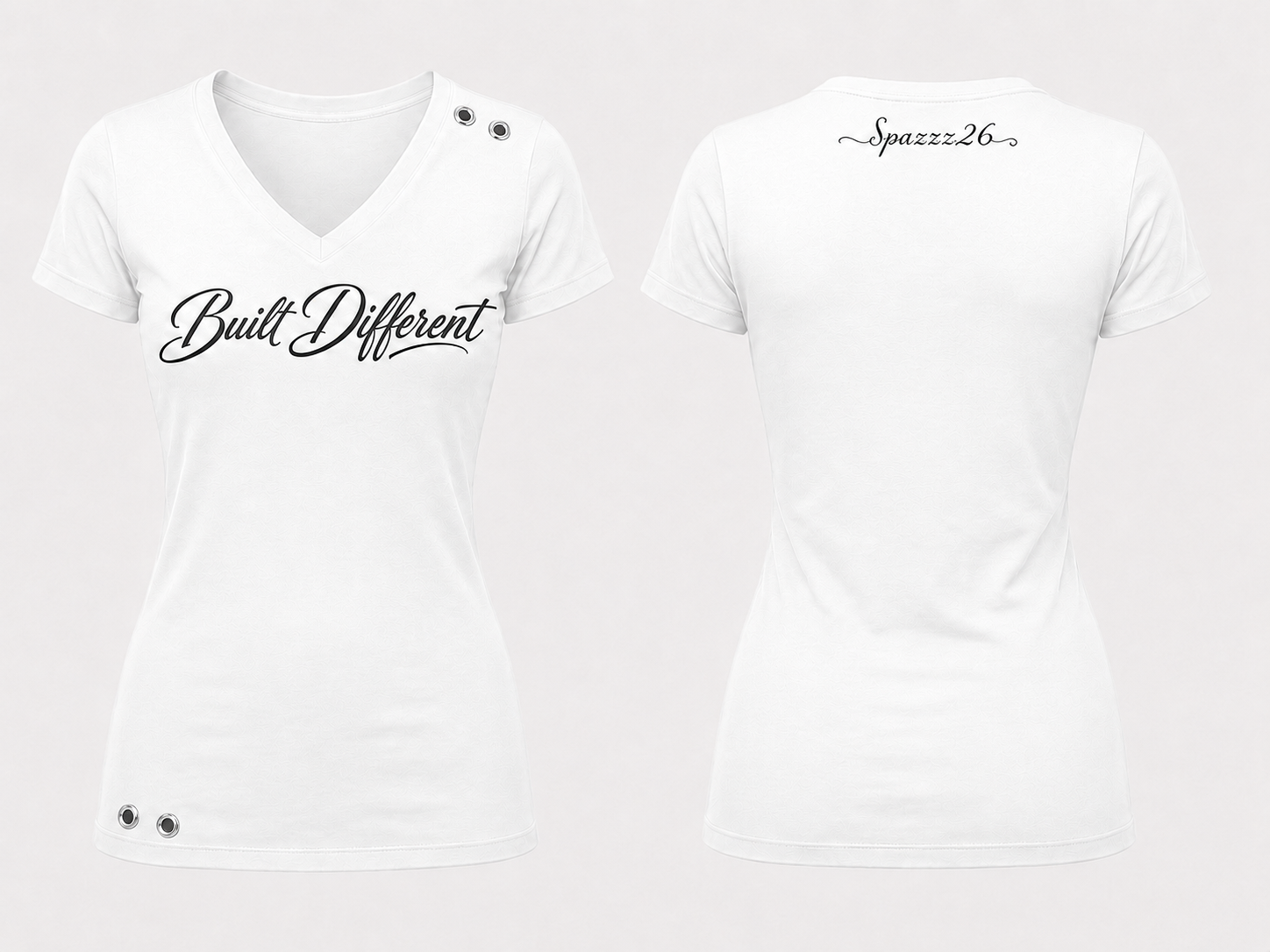 Built Different Statement V-Neck Tee