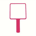 Small handheld square mirror
