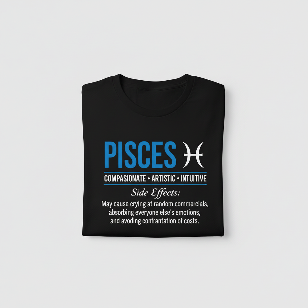 Pisces T Shirt with Funny Truth