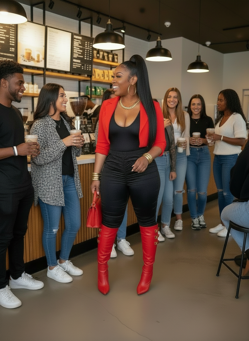 2 Piece Stack Leg Pants N Body Suit