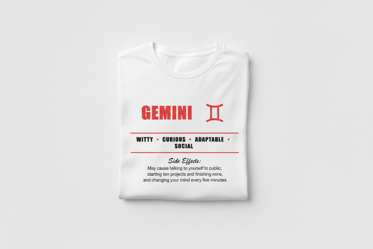 Gemini T Shirt With Funny Truth