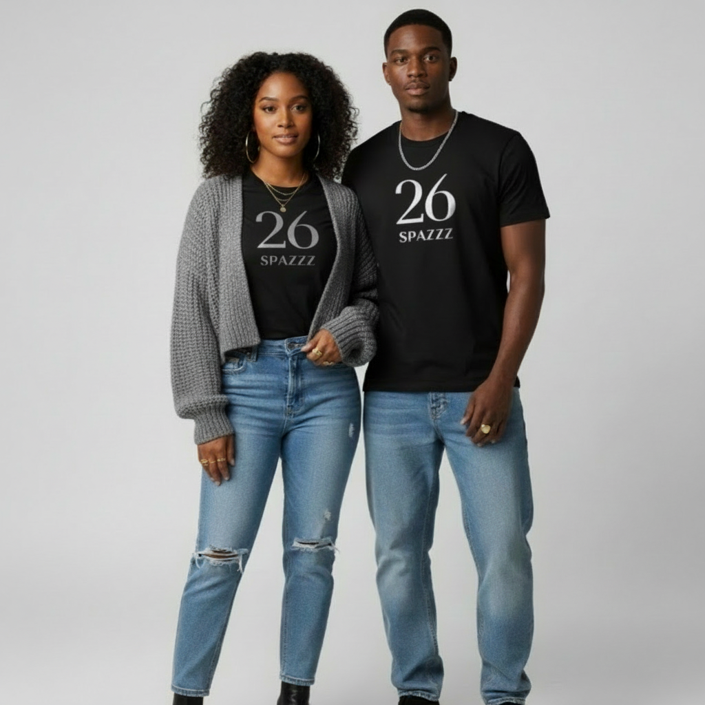 Classic Black n Gold Spazzz26 T-Shirt