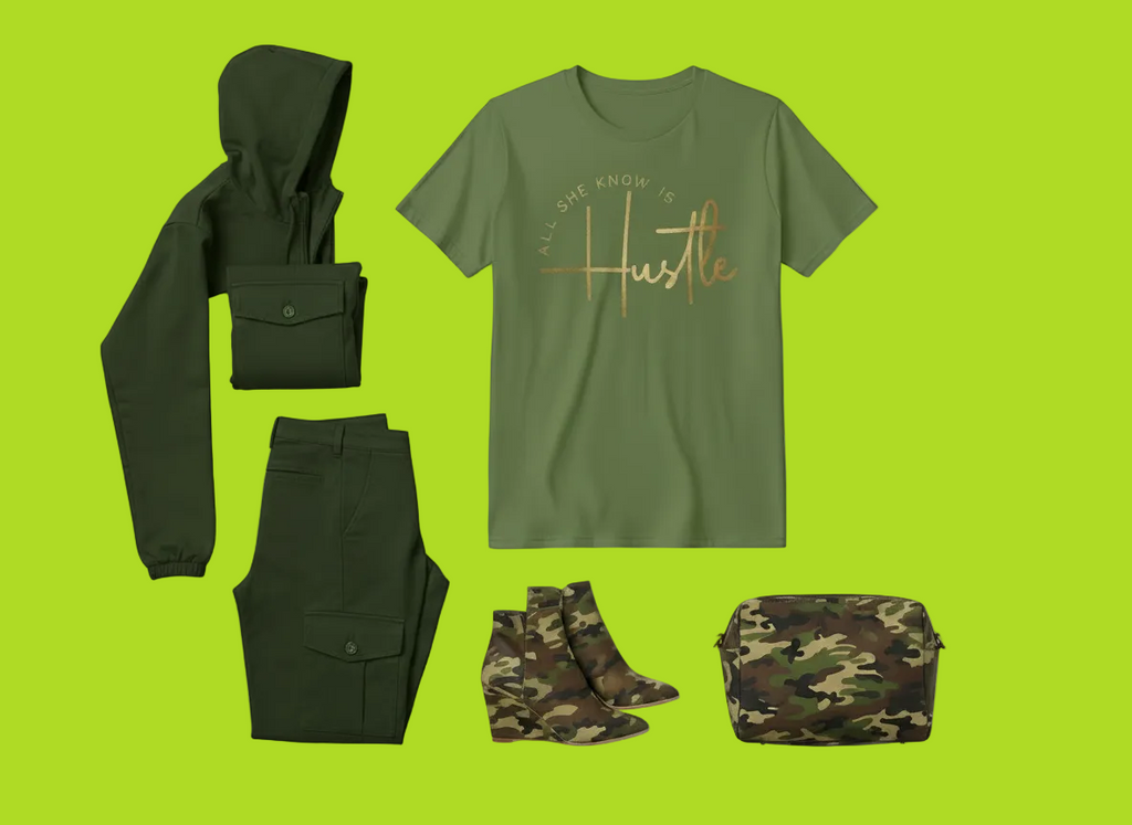 All She Knows Is HUSTLE T- Shirt