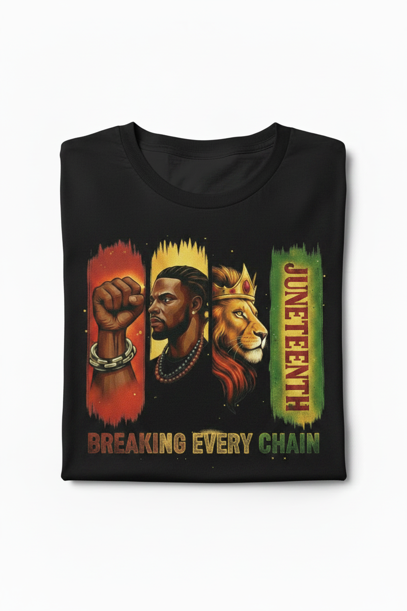 Breaking Every Chain Juneteenth T Shirt
