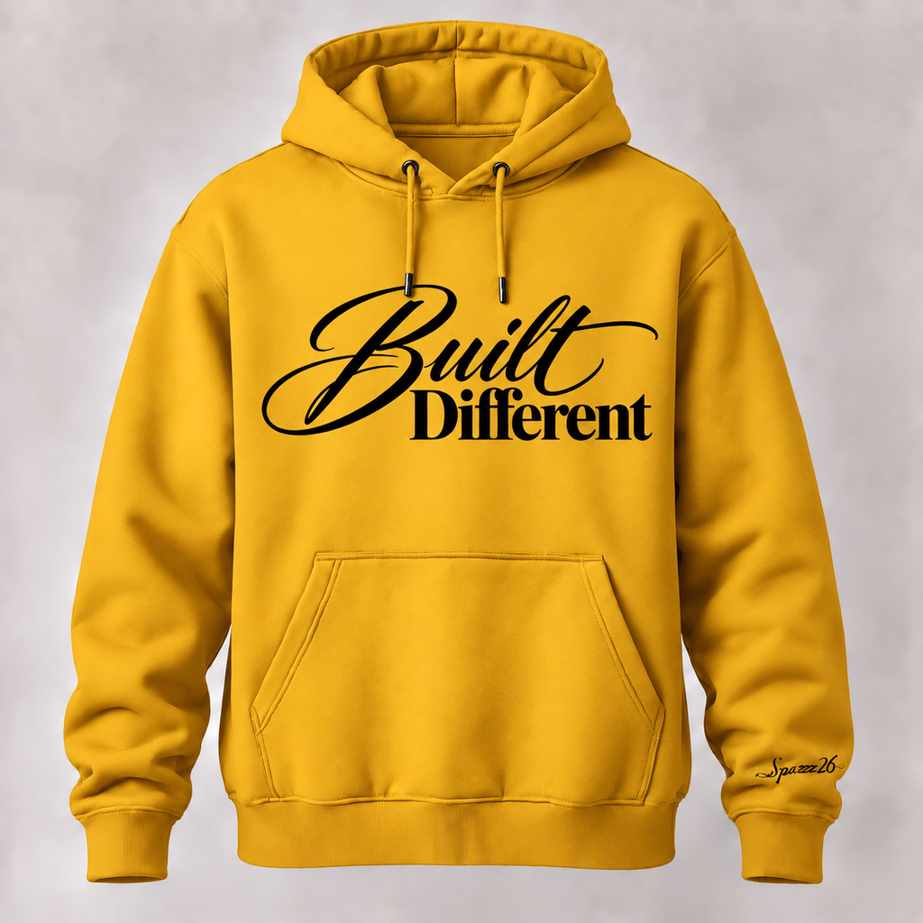 Built Different Men’s Heavyweight Hoodie