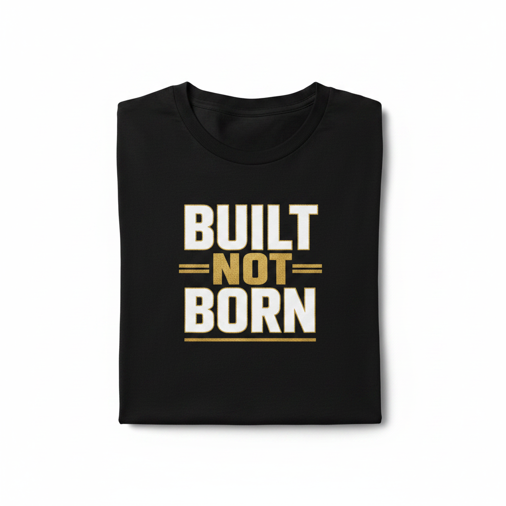 Built Not Born T Shirt