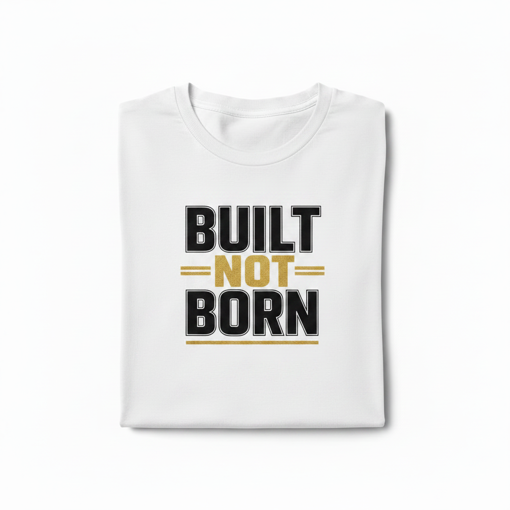 Built Not Born T Shirt