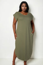 Load image into Gallery viewer, Plus Size | Confident Comfort Dress W/ Pockets
