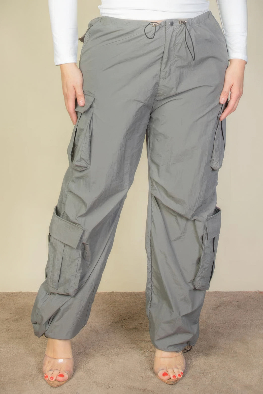 Plus Size | Cargo Cruiser Parashute Pants