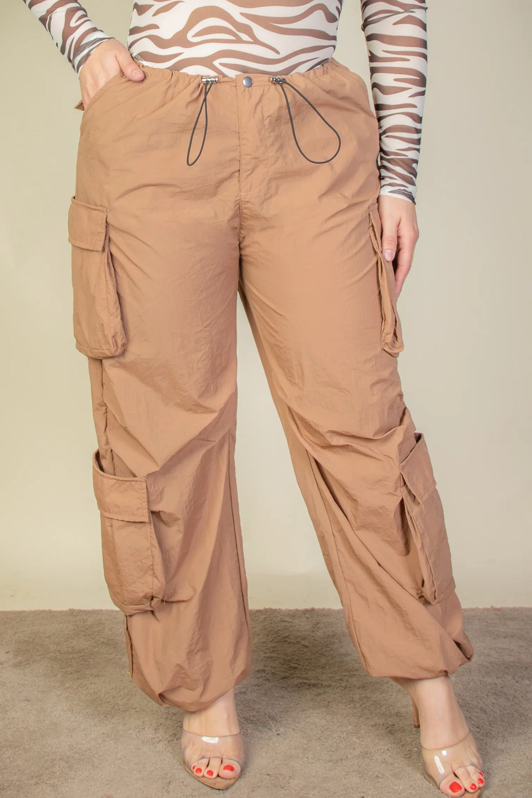 Plus Size | Cargo Cruiser Parashute Pants