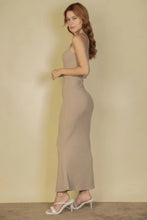 Load image into Gallery viewer, Ribbed Mermaid Hem Camisole Maxi Dress
