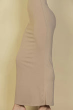 Load image into Gallery viewer, Ribbed Mermaid Hem Camisole Maxi Dress
