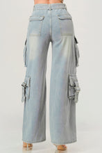 Load image into Gallery viewer, Cute N Denim Belted Denim Cargo Jean
