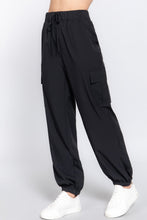 Load image into Gallery viewer, Light Weight Stretch Woven Cargo Jogger Pants
