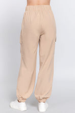 Load image into Gallery viewer, Light Weight Stretch Woven Cargo Jogger Pants
