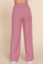 Load image into Gallery viewer, Elastic Waist Tencel Long Pants
