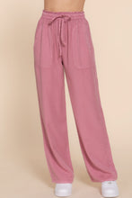 Load image into Gallery viewer, Elastic Waist Tencel Long Pants
