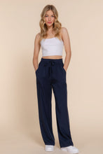 Load image into Gallery viewer, Elastic Waist Tencel Long Pants
