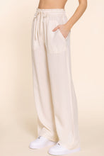 Load image into Gallery viewer, Elastic Waist Tencel Long Pants
