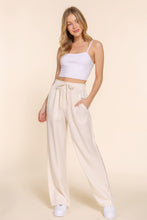 Load image into Gallery viewer, Elastic Waist Tencel Long Pants
