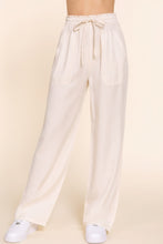 Load image into Gallery viewer, Elastic Waist Tencel Long Pants
