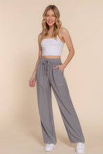 Load image into Gallery viewer, Elastic Waist Tencel Long Pants
