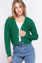 Load image into Gallery viewer, All above the waiste crop cardigan
