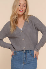 Load image into Gallery viewer, All above the waiste crop cardigan
