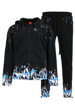 Load image into Gallery viewer, Men&#39;s Paint Splatter Fleece Set
