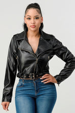 Load image into Gallery viewer, Pu Leather Jacket
