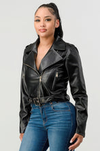 Load image into Gallery viewer, Pu Leather Jacket
