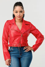 Load image into Gallery viewer, Pu Leather Jacket
