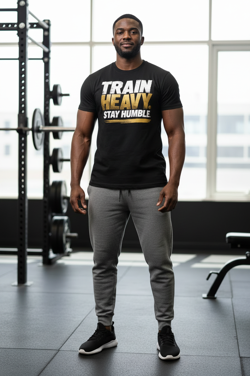 Train Heavy Stay Humble T Shirt
