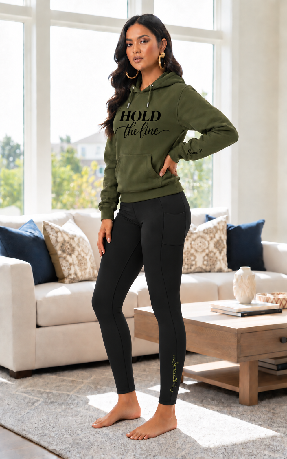 Hold The Line 2 pc Hoodie & legging Set | 9 colors