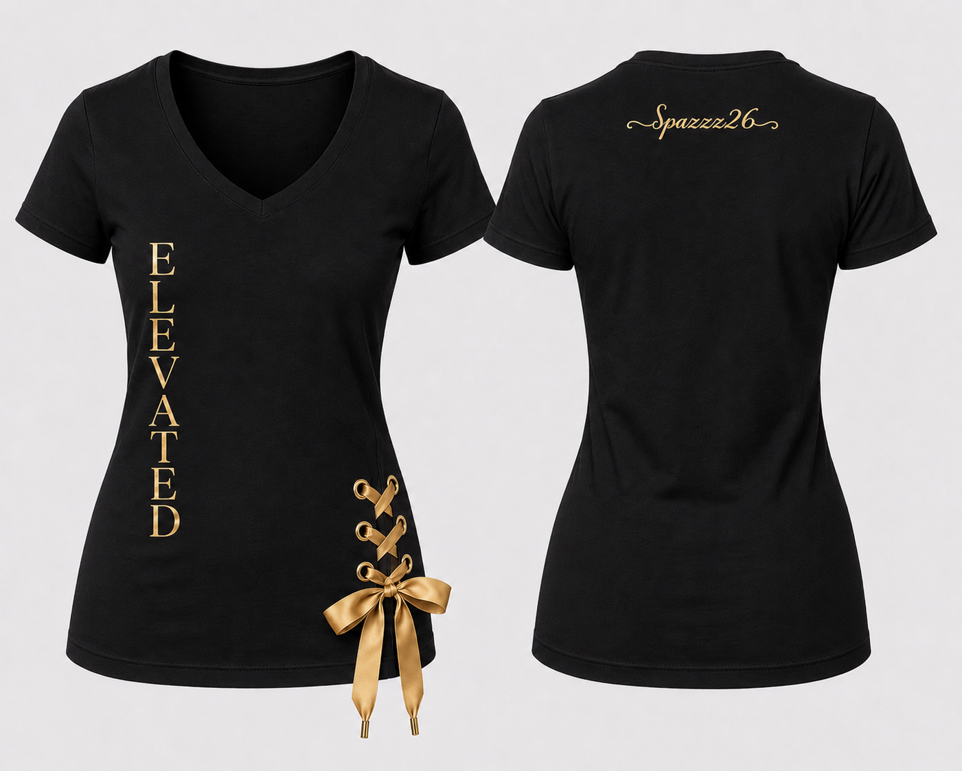 Elevate Statement V-Neck Tee