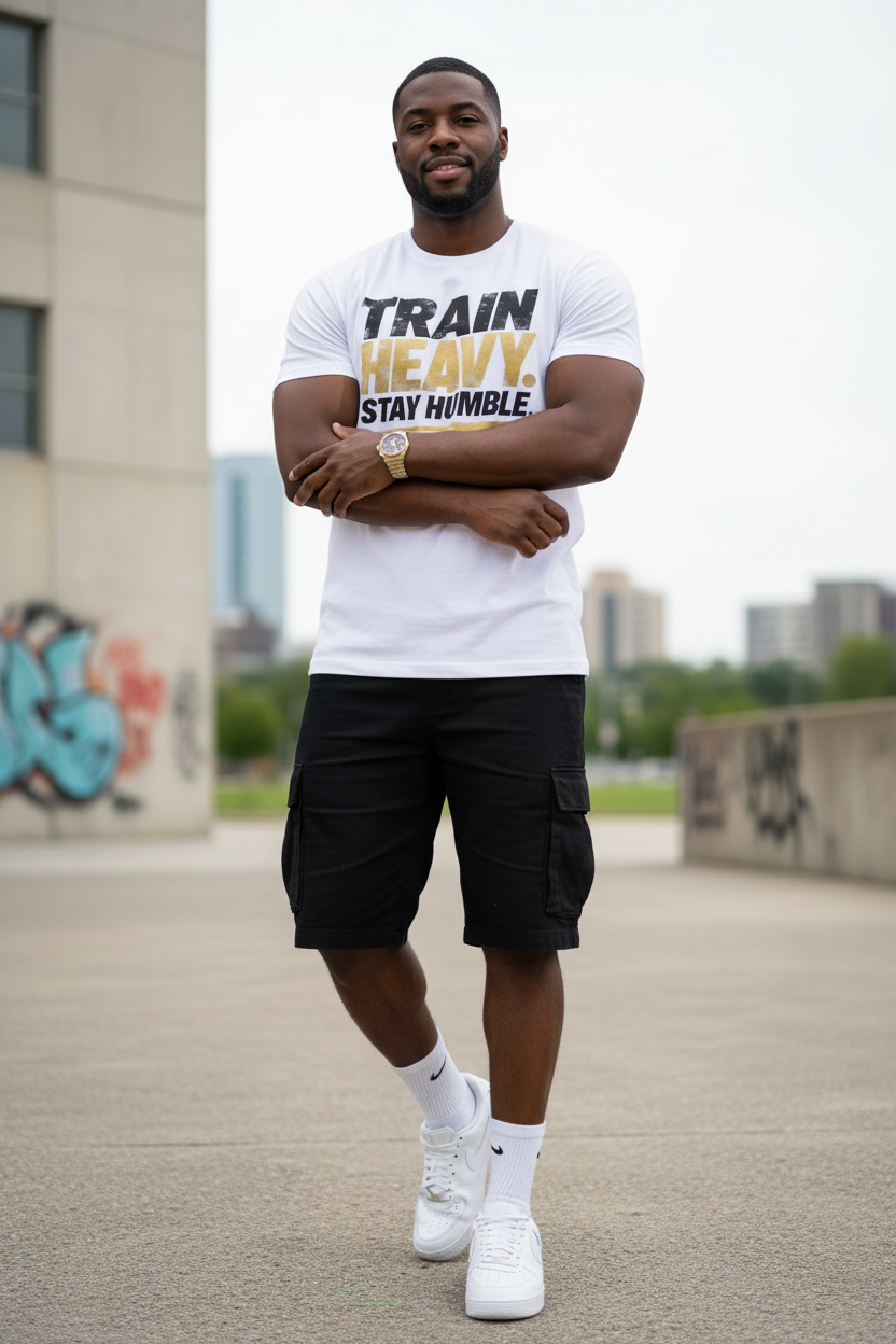 Train Heavy Stay Humble T Shirt