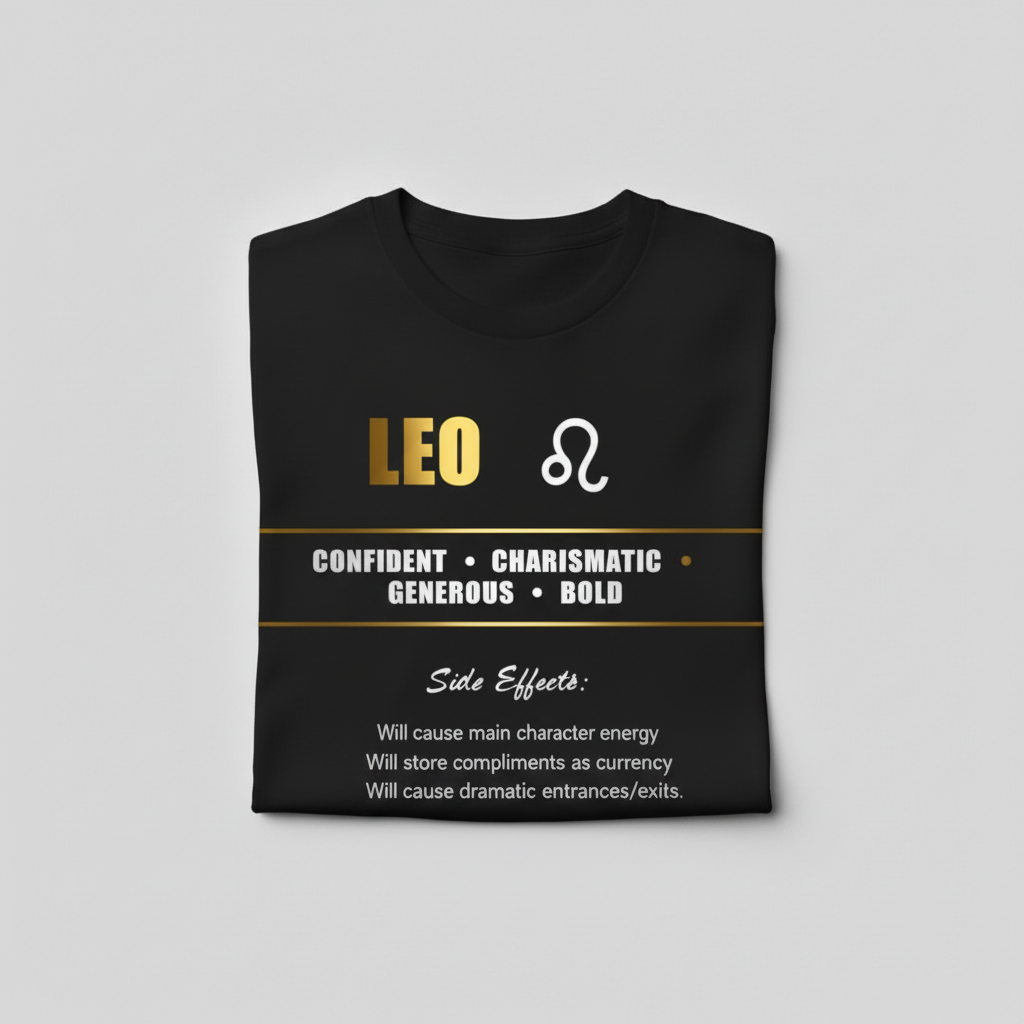Leo T-Shirt With The Brand Name On The Sleeve