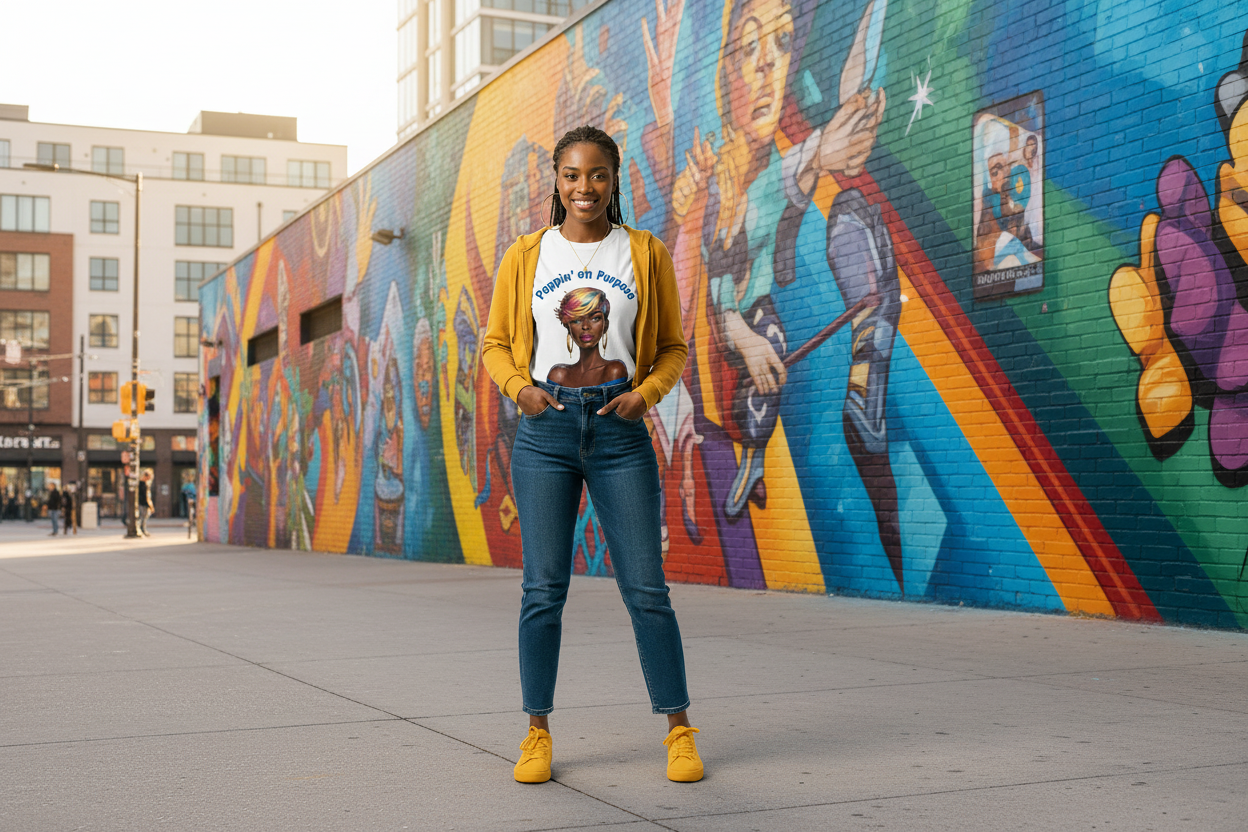 She's Poppin On Purpose T-Shirt