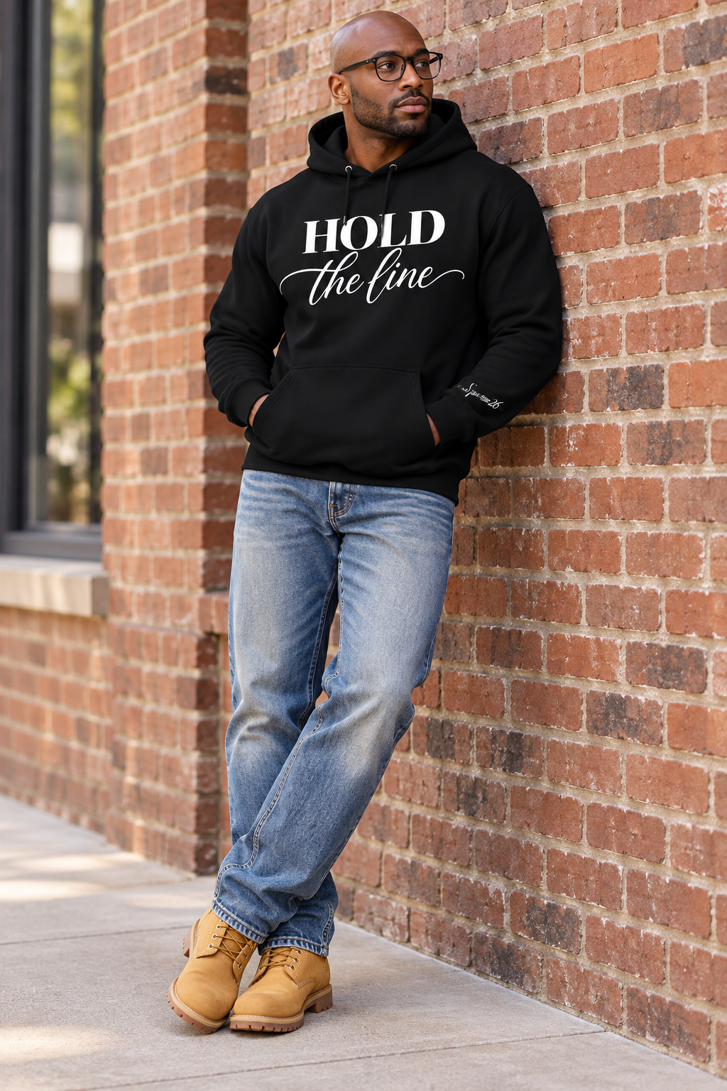 Hold the Line Men’s Heavyweight Hoodie