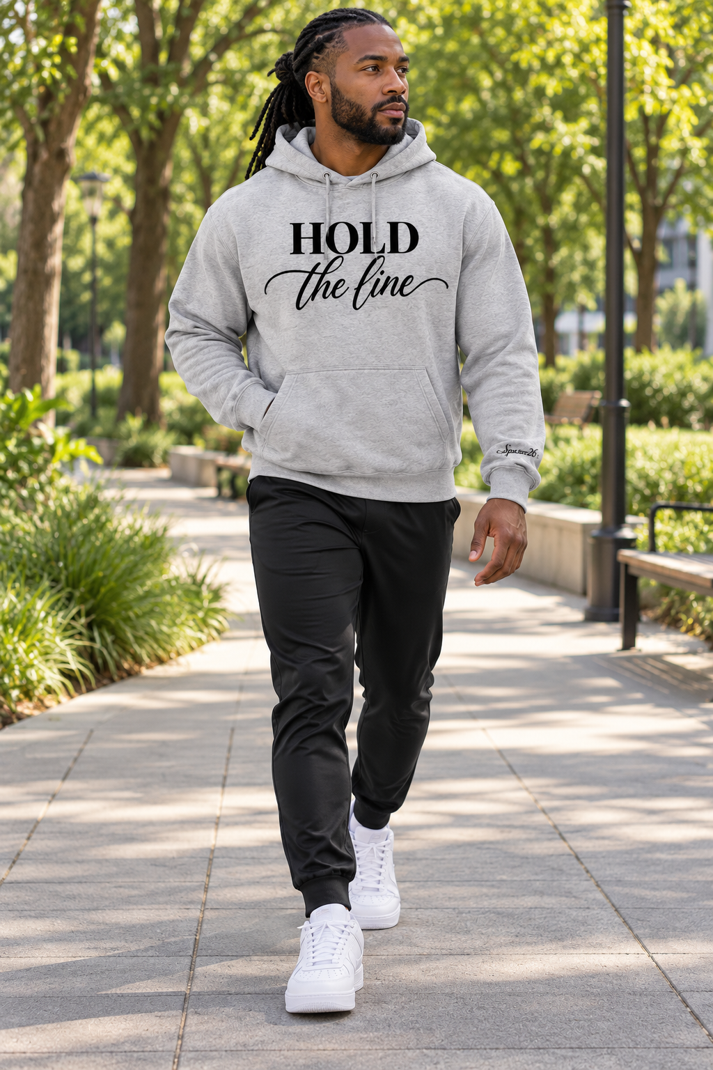 Hold the Line Men’s Heavyweight Hoodie