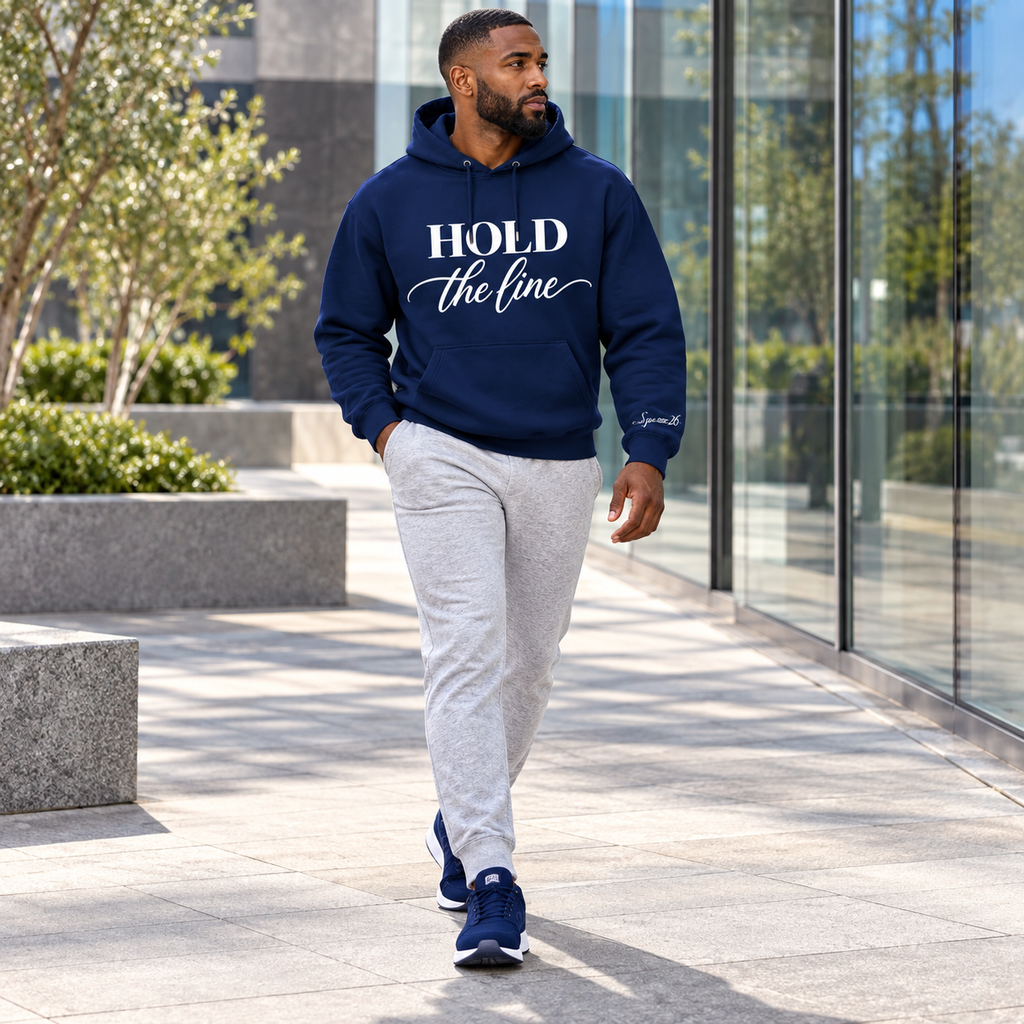 Hold the Line Men’s Heavyweight Hoodie